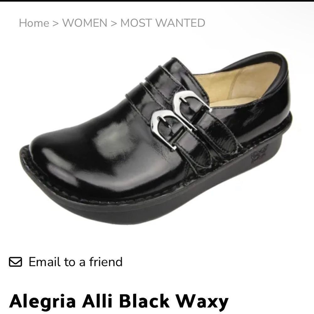 Alegria Alli Waxy in Black